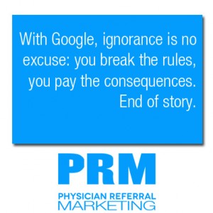 google seo marketing for physicians
